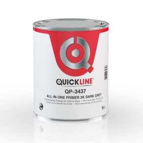 QP-3437, Quickline All-in-one 2K základový plnič, tmavě šedý, 1 l