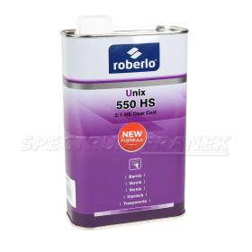 Roberlo Unix 550 HS, akrylový čirý lak (2:1), nová receptura, 1 l