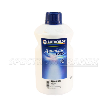 P990-8900, NEXA AUTOCOLOR Aquabase Plus, brilantní bílá, 2 l