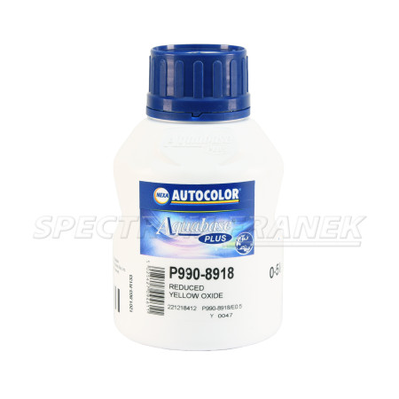 P990-8918, NEXA AUTOCOLOR Aquabase Plus, slabá žlutá, 0,5 l