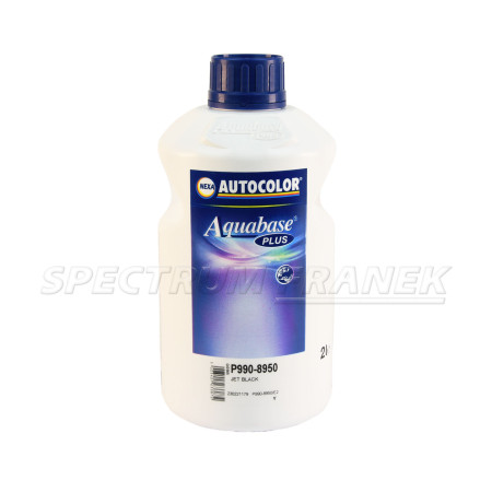 P990-8950, NEXA AUTOCOLOR Aquabase Plus, Jet Black, 2 l