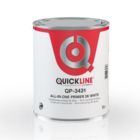 QP-3431, Quickline All-in-one 2K základový plnič, bílý, 1 l