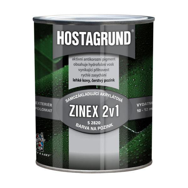 Hostagrund Zinex 2v1 S2820 barva na pozink