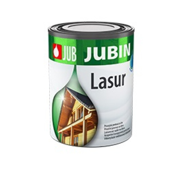 Jubin lasur 1001 bílý, vodou ředitelná lazura začky JUB 0,65 l