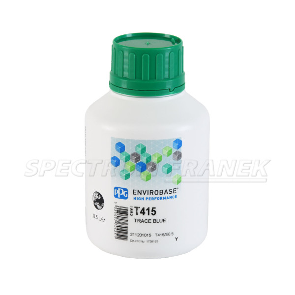 T415, PPG Envirobase HP, Trace Blue (stopová modrá), 0,5 l